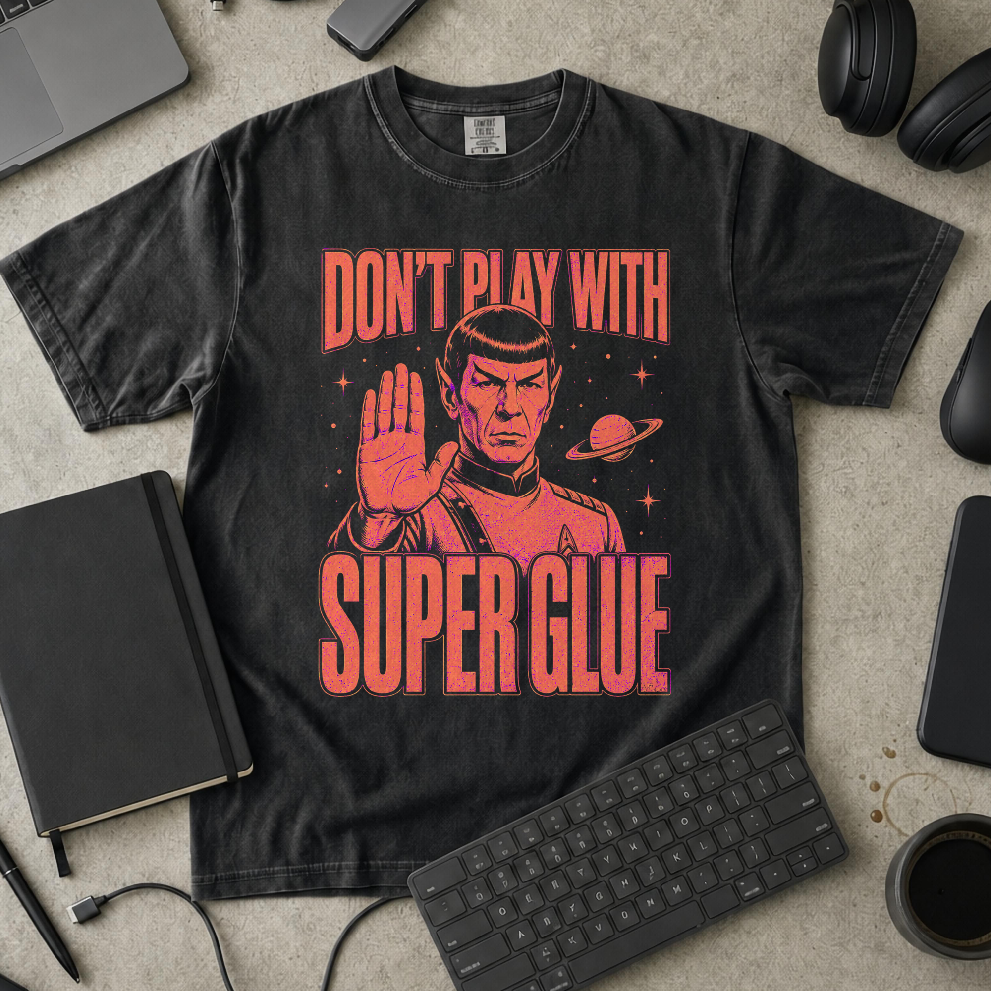Nerd Collection Artwork 013 Premium Shirt - Black mockup