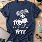 WTF Panda Shirt - Navy
