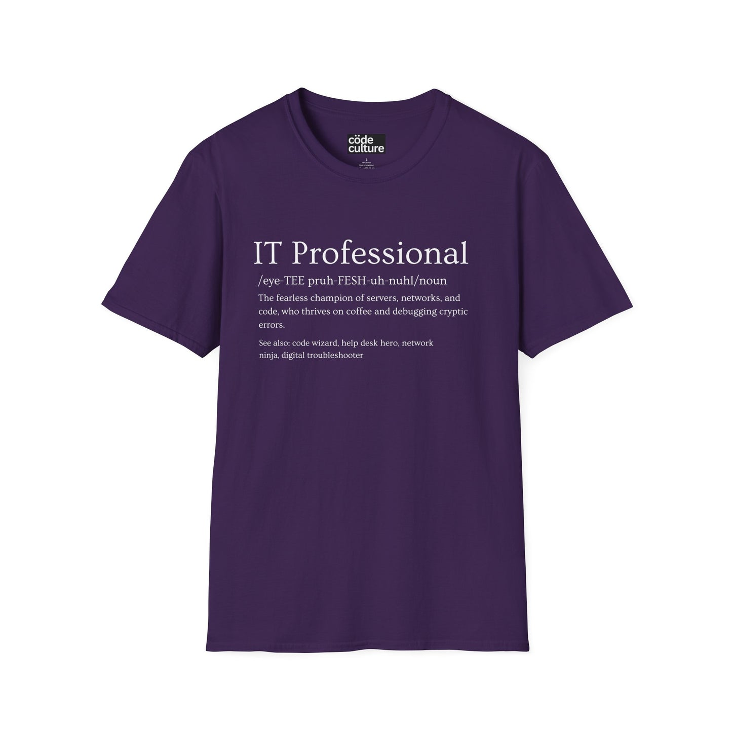 IT professional definition shirt