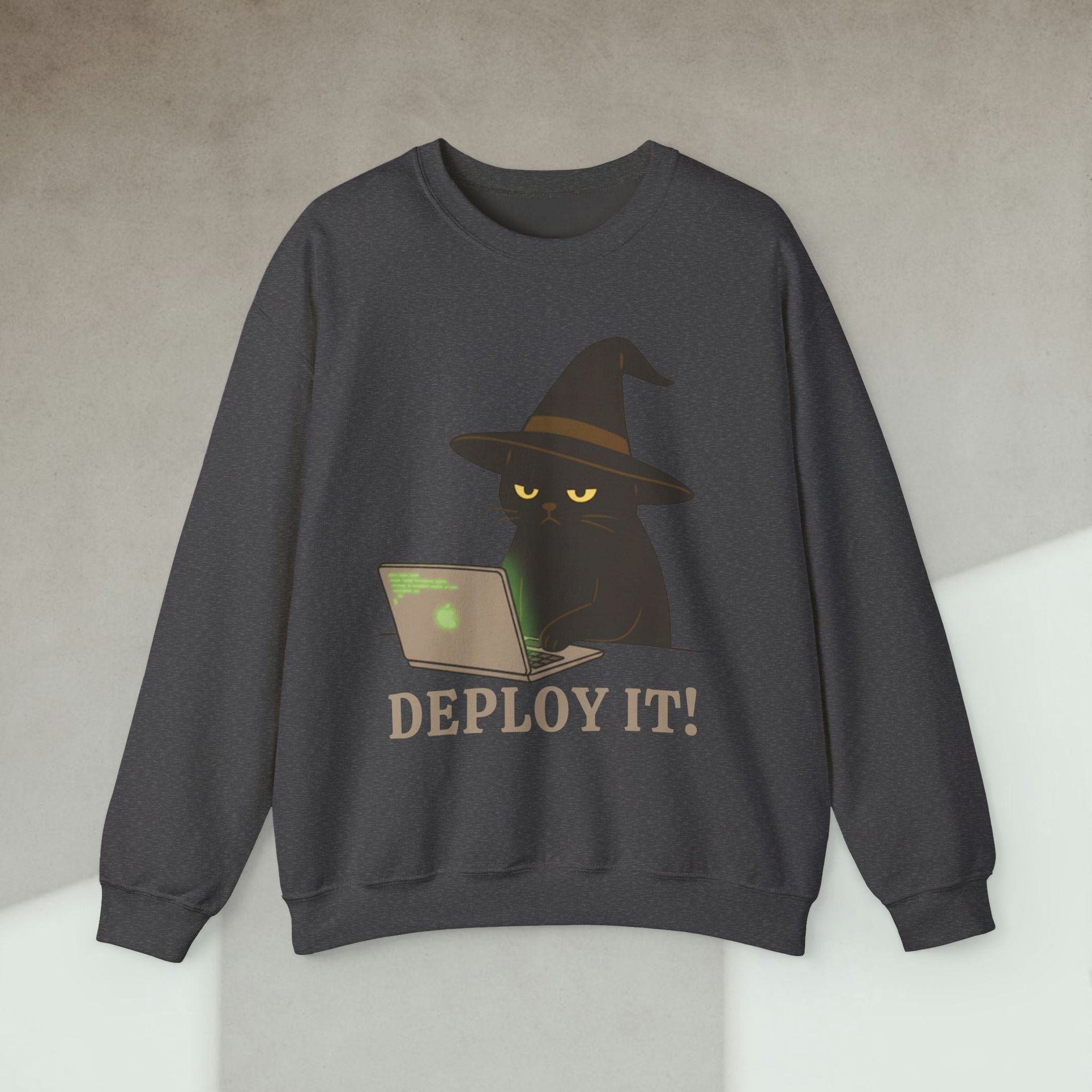 deploy it cat sweatshirt