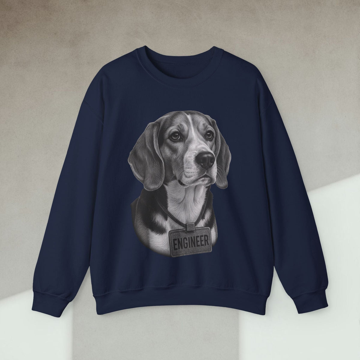 Code Culture dog engineer sweatshirt funny programmer Sweatshirt in S — Code Culture developer clothing