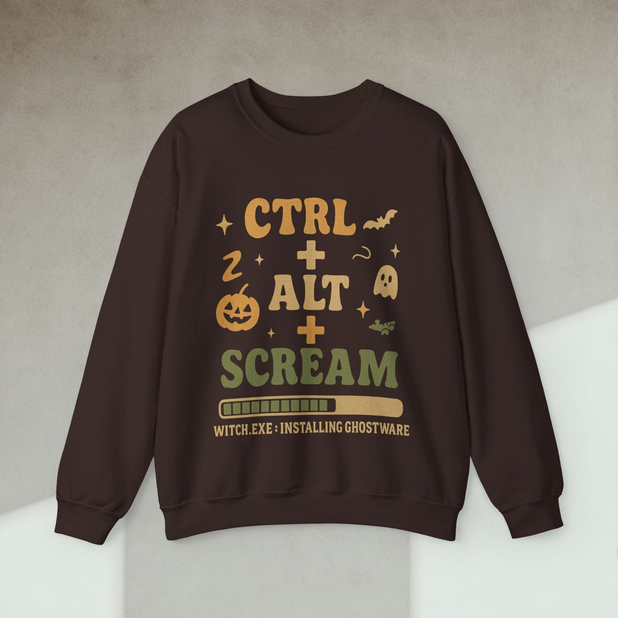ctrl alt scream sweatshirt