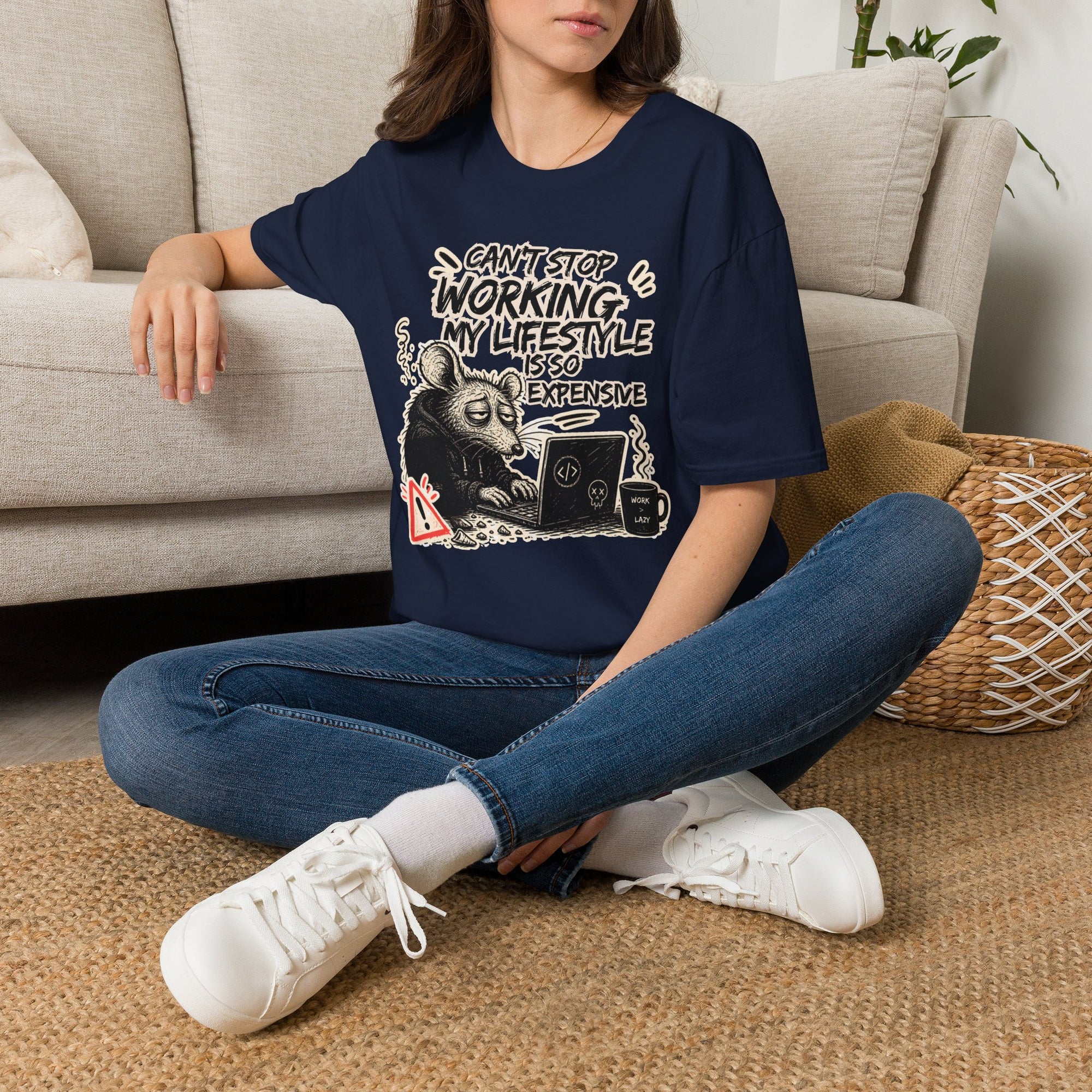 Can't Stop Working Punk Rat Shirt