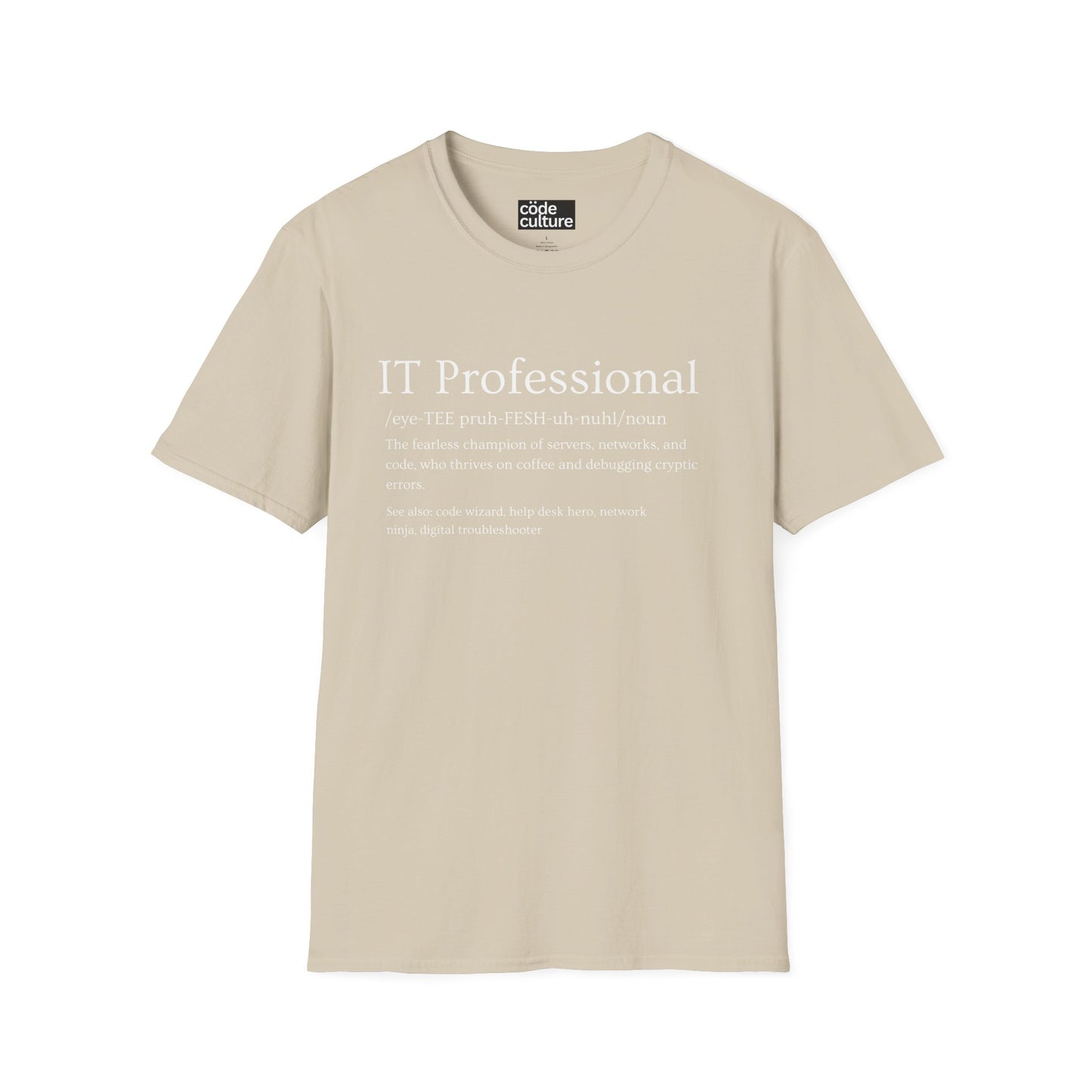 IT professional definition shirt