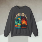 Code Culture localhost vs production sweatshirt funny programmer Sweatshirt in S — Code Culture developer clothing