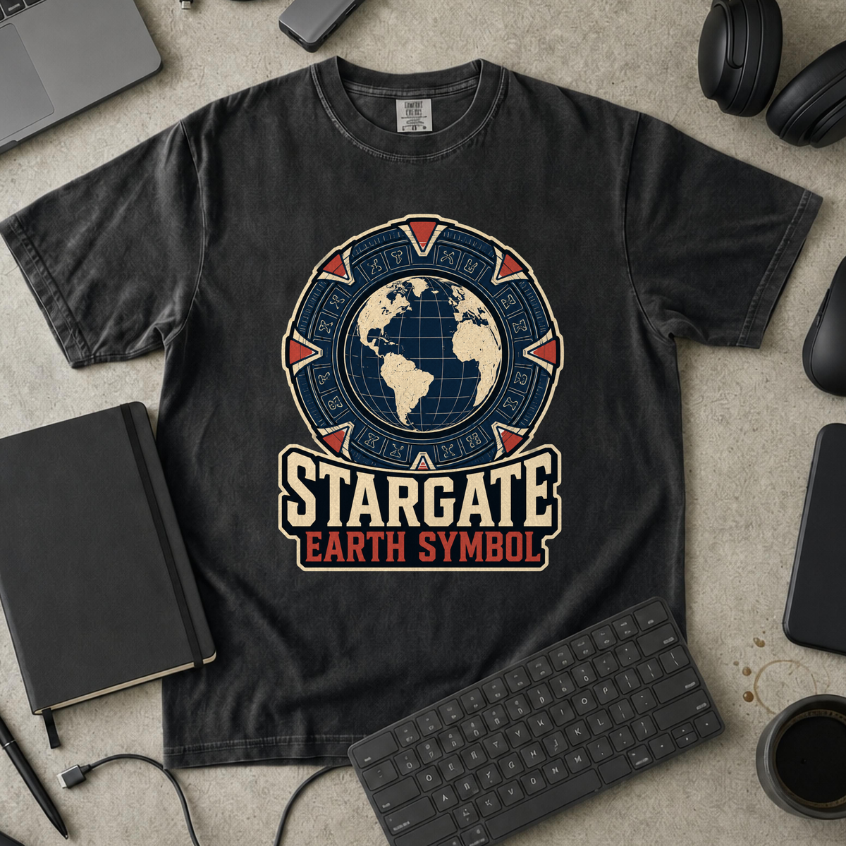 Nerd Collection Artwork 014 Premium Shirt - Black mockup