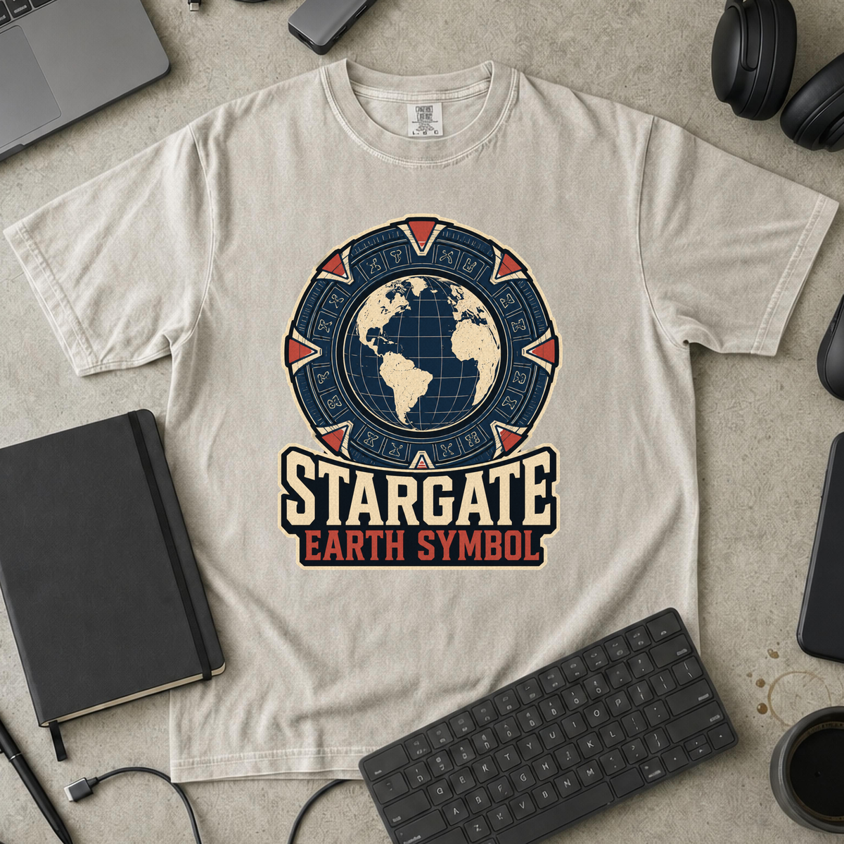 Nerd Collection Artwork 014 Premium Shirt - Ivory mockup