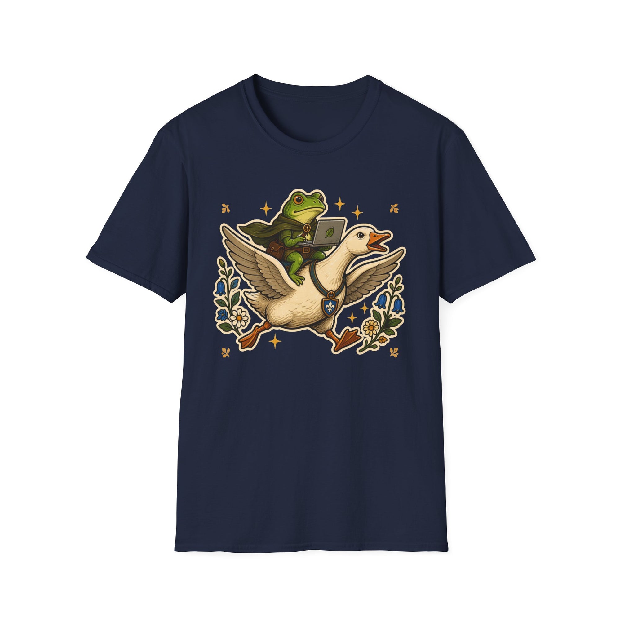 Frog Goose Coder Whimsical Shirt