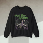 Code Culture pick your poison sweatshirt funny programmer Sweatshirt in S — Code Culture developer clothing