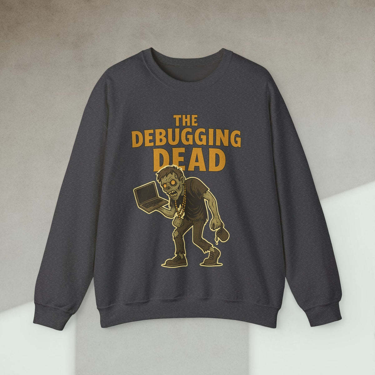 Code Culture the debugging dead sweatshirt funny programmer Sweatshirt in S — Code Culture developer clothing