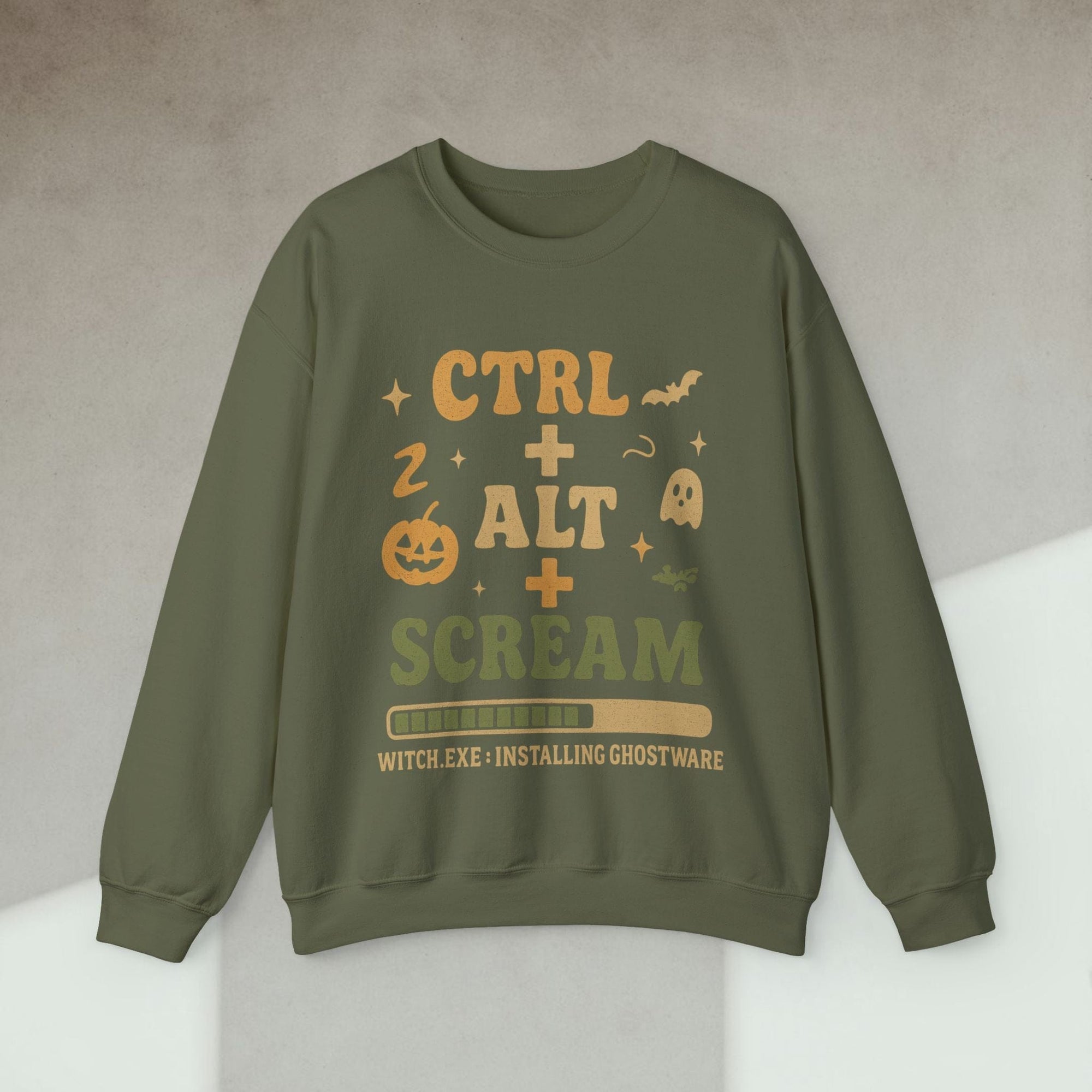 ctrl alt scream sweatshirt