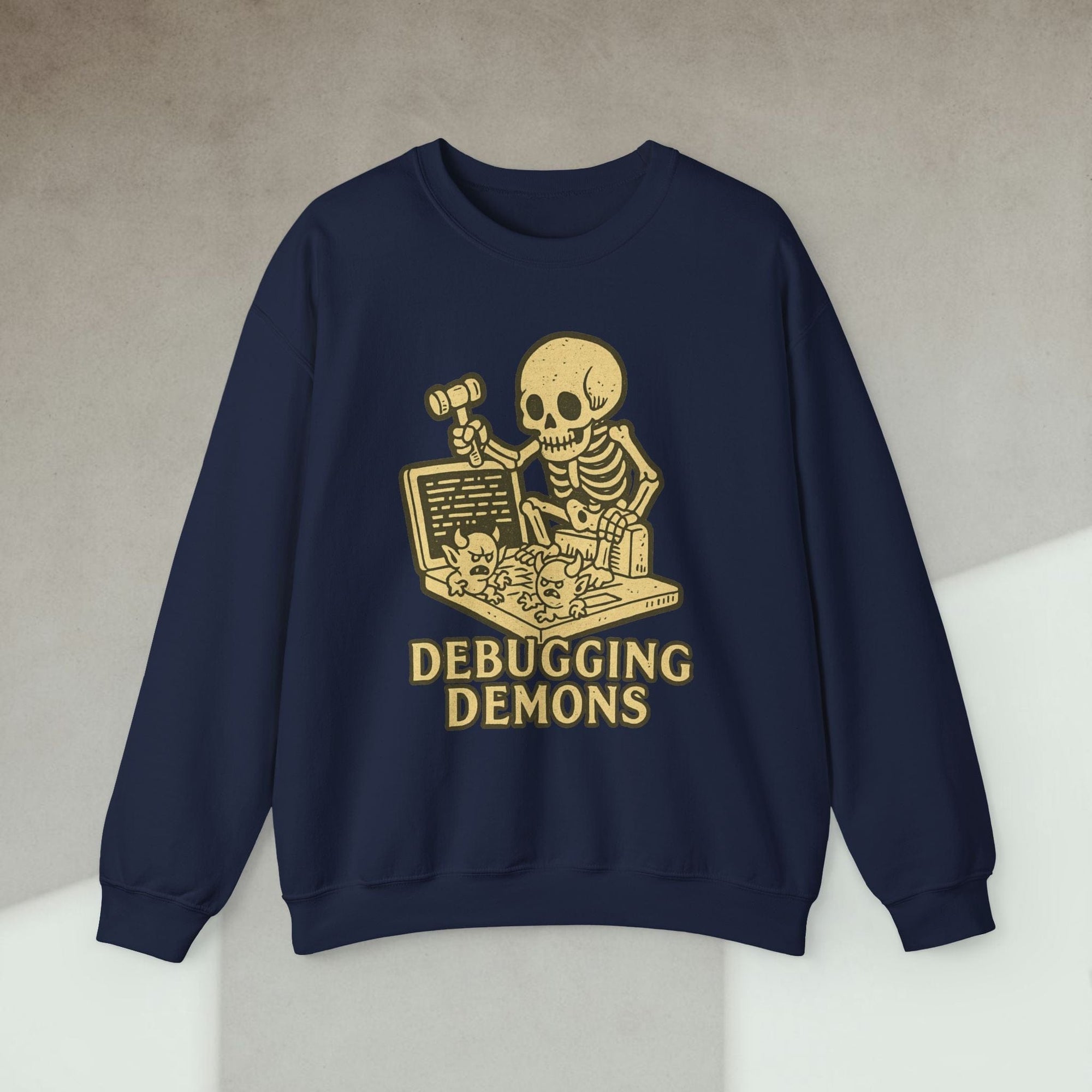 debugging demons sweatshirt