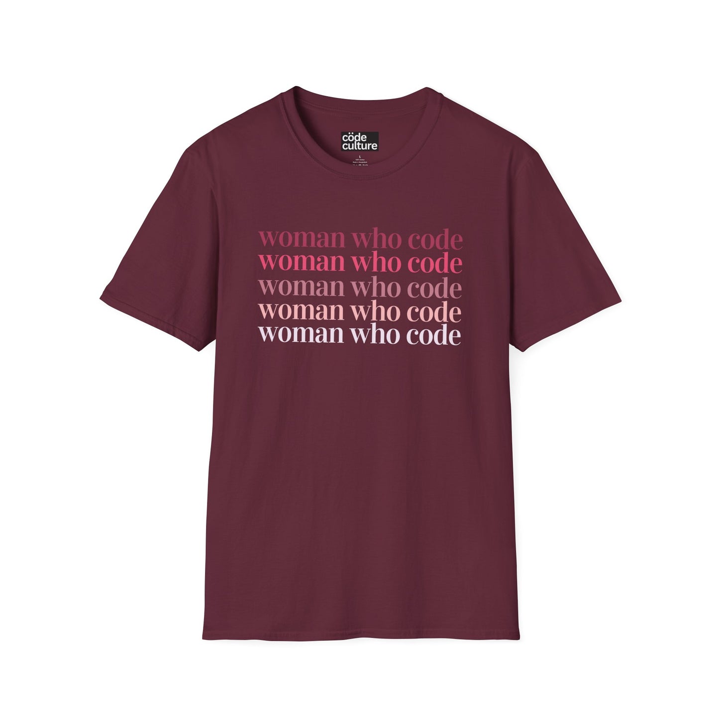 woman who code REPEAT shirt