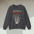 Code Culture anatomy of coders sweatshirt funny programmer Sweatshirt in S — Code Culture developer clothing