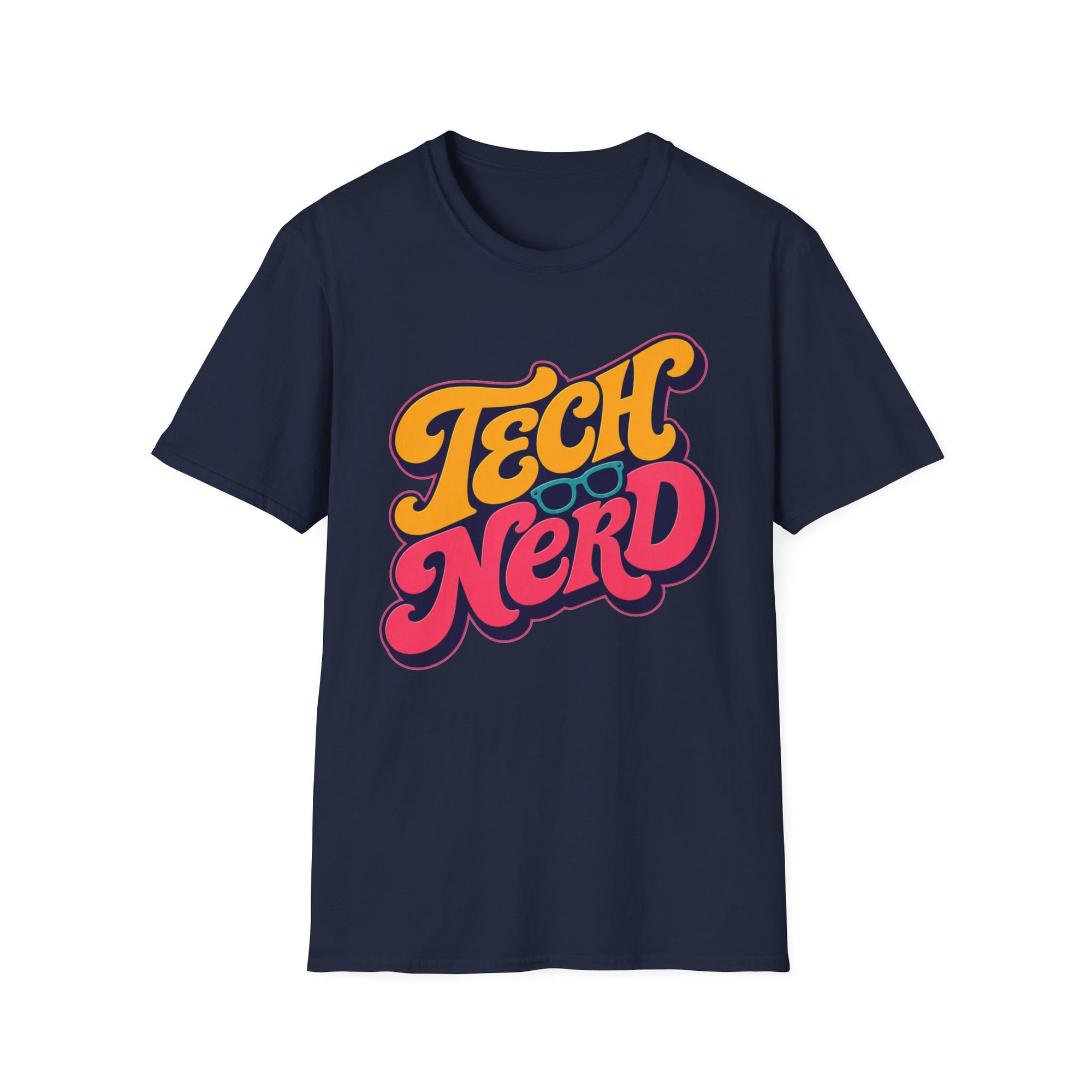 Tech Nerd Retro Typography Shirt