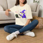 Wizard Coder Cartoon Shirt