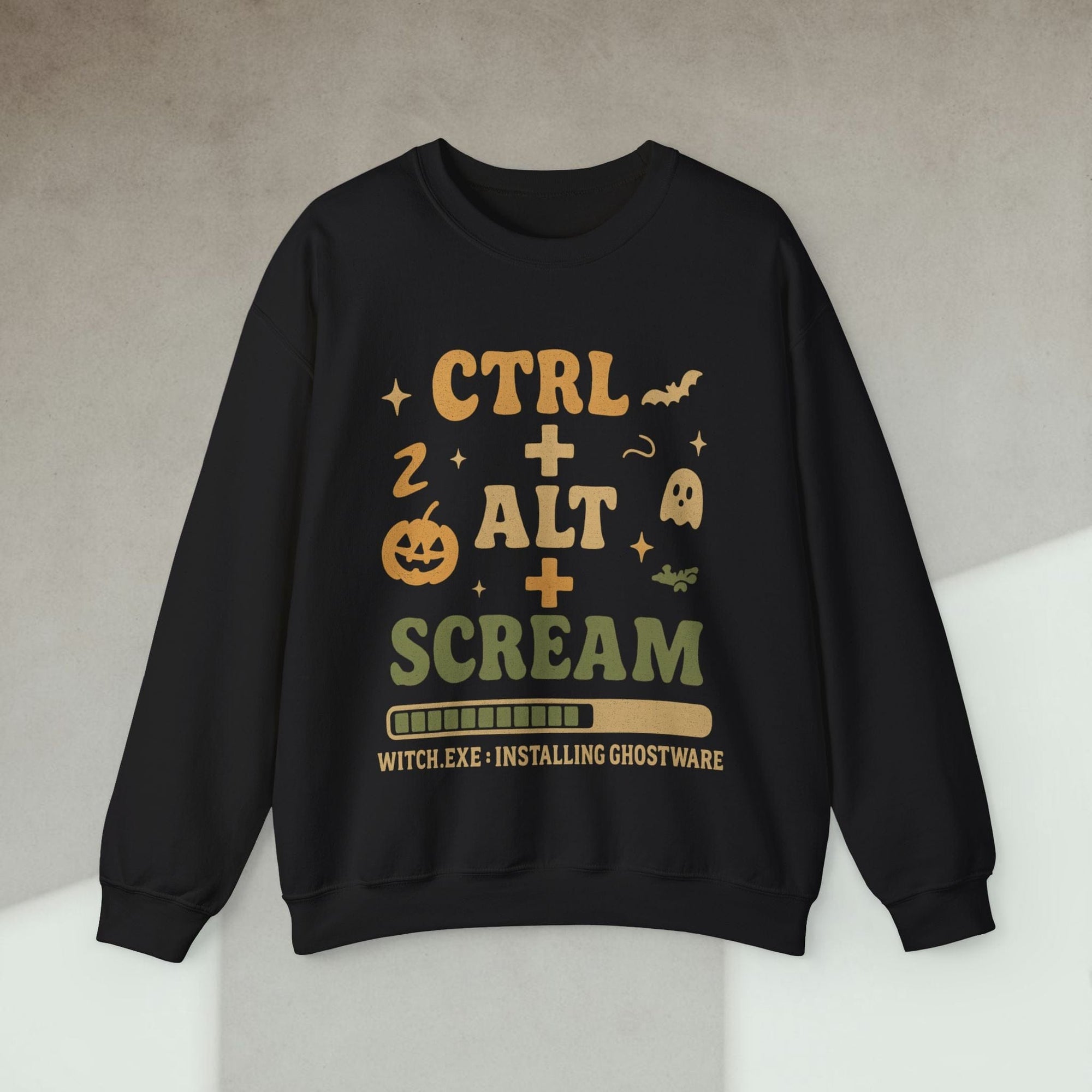 ctrl alt scream sweatshirt