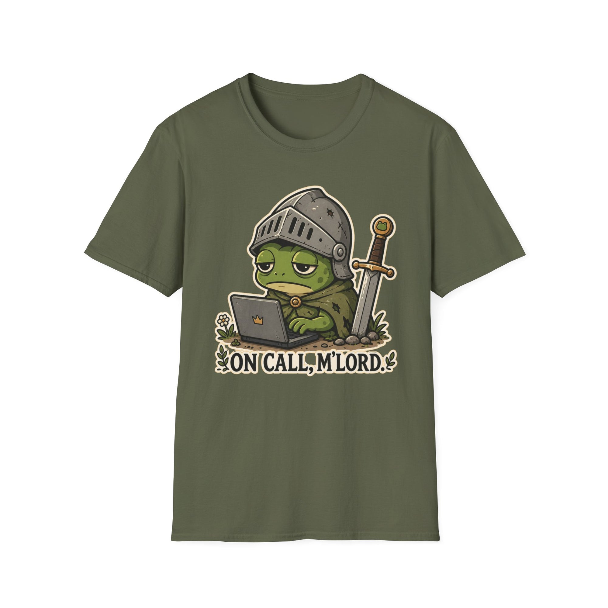 Oncall, M'Lord Medieval Coder Shirt