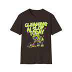 Cleaning AI Slop Today Graffiti Robot Shirt