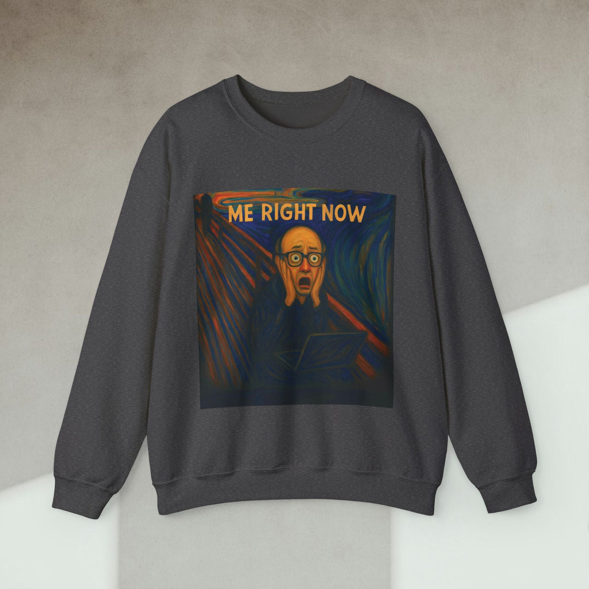 Code Culture me right now scream sweatshirt funny programmer Sweatshirt in S — Code Culture developer clothing
