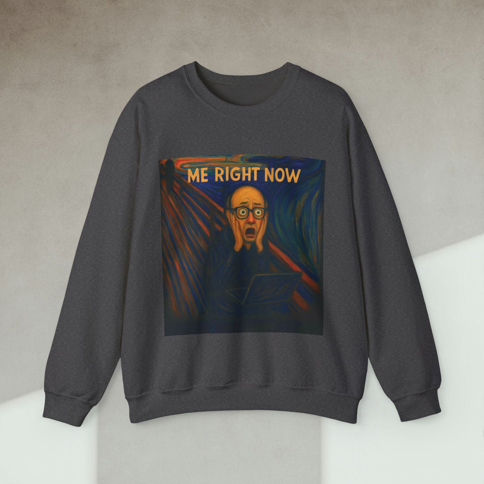 me right now scream sweatshirt