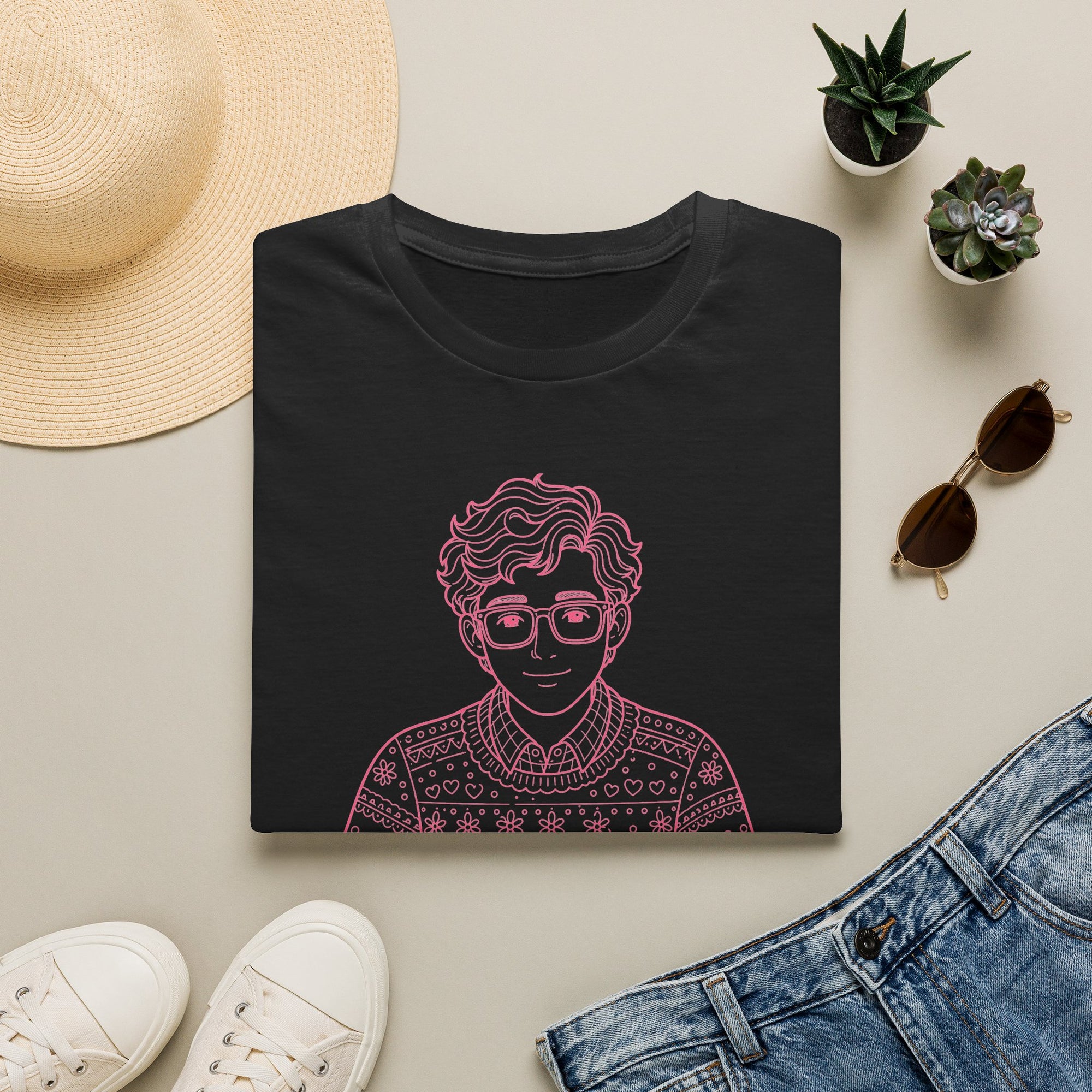 Floral Coder Line Art Shirt