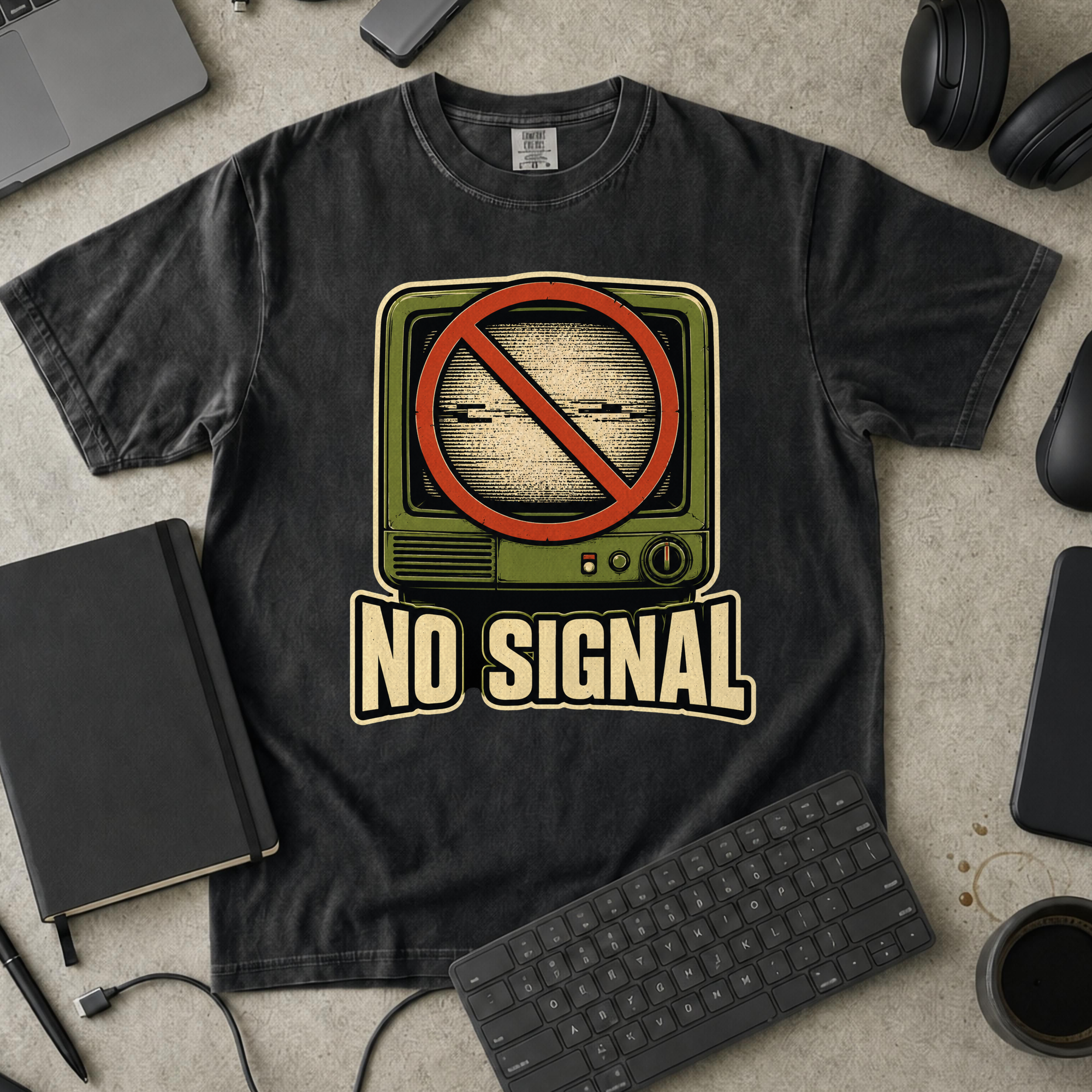 Nerd Collection Artwork 015 Premium Shirt - Black mockup