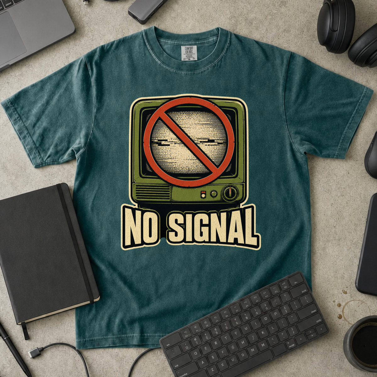 Nerd Collection Artwork 015 Premium Shirt - Blue Spruce mockup