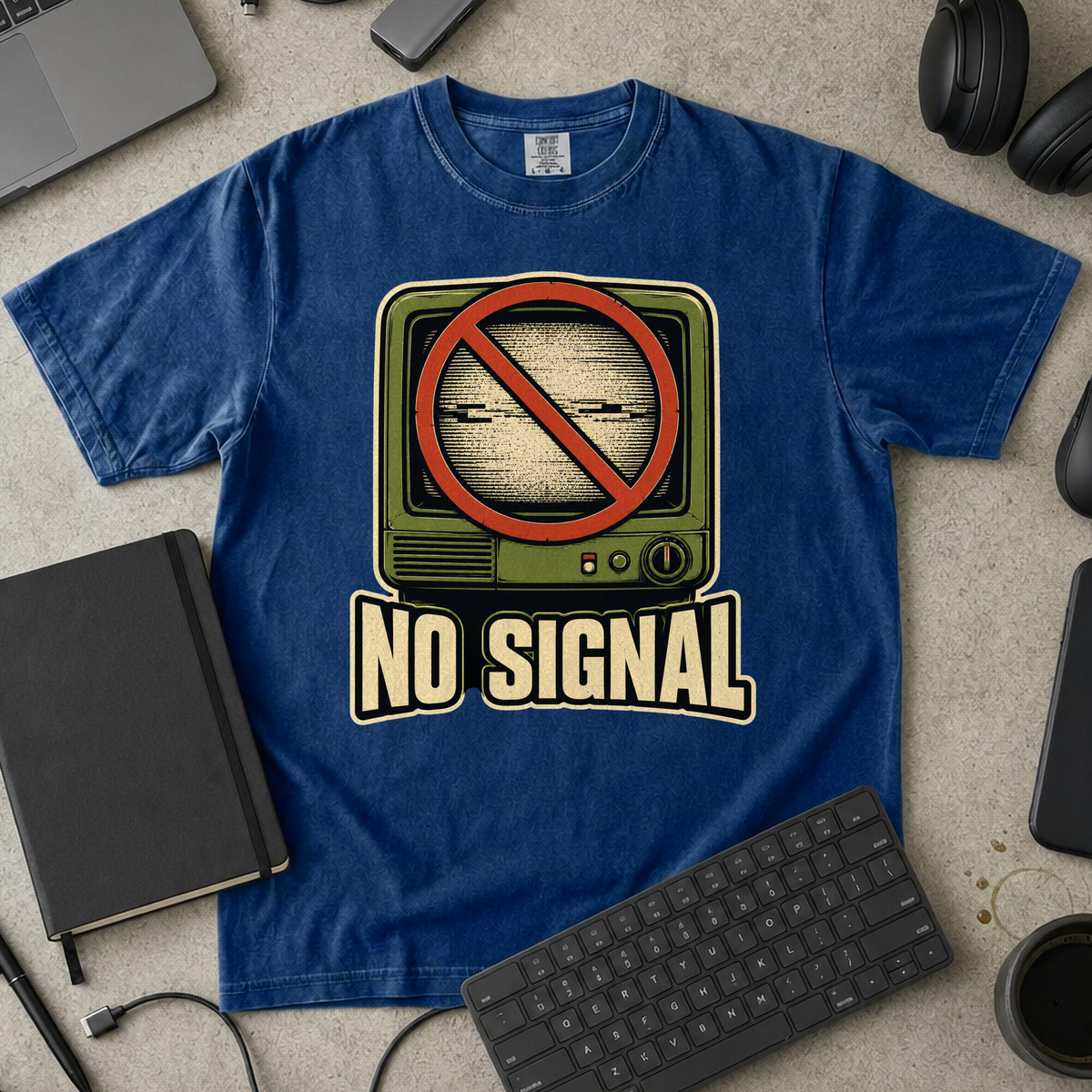 Nerd Collection Artwork 015 Premium Shirt - True Navy mockup