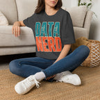 Data Nerd Vintage Typography Shirt