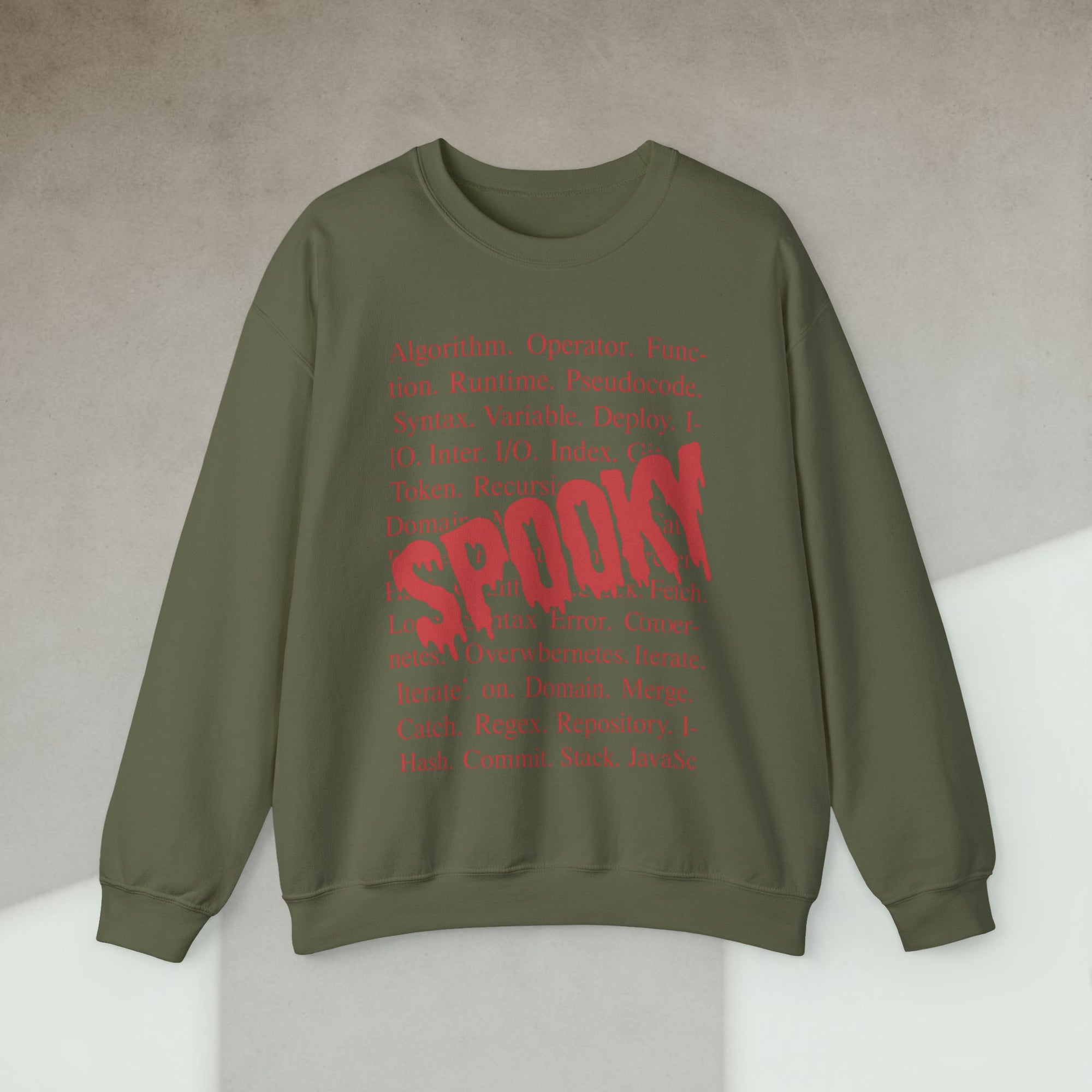 spooky code sweatshirt