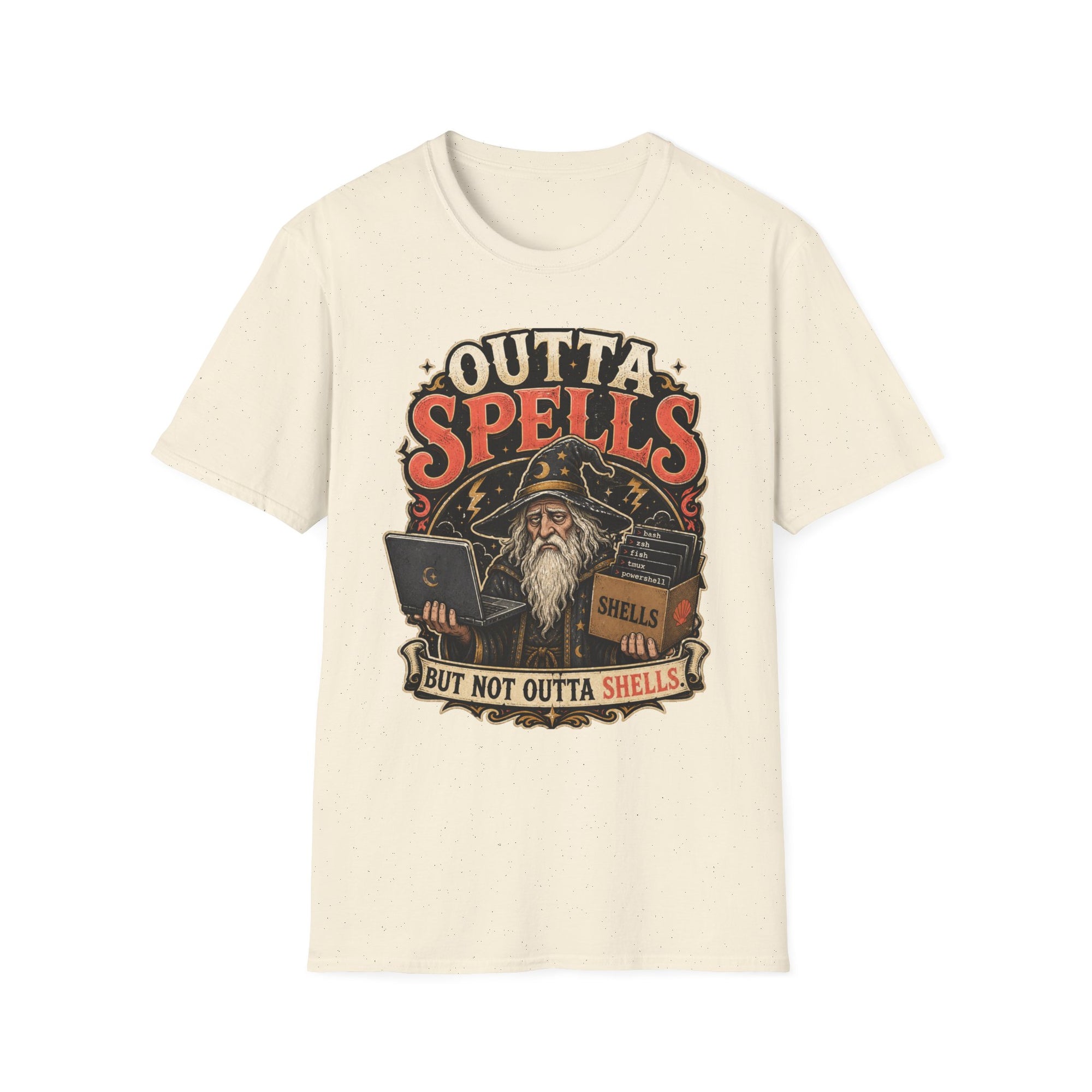 Outta Spells Vintage Wizard Shirt