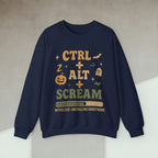 Code Culture ctrl alt scream sweatshirt funny programmer Sweatshirt in S — Code Culture developer clothing