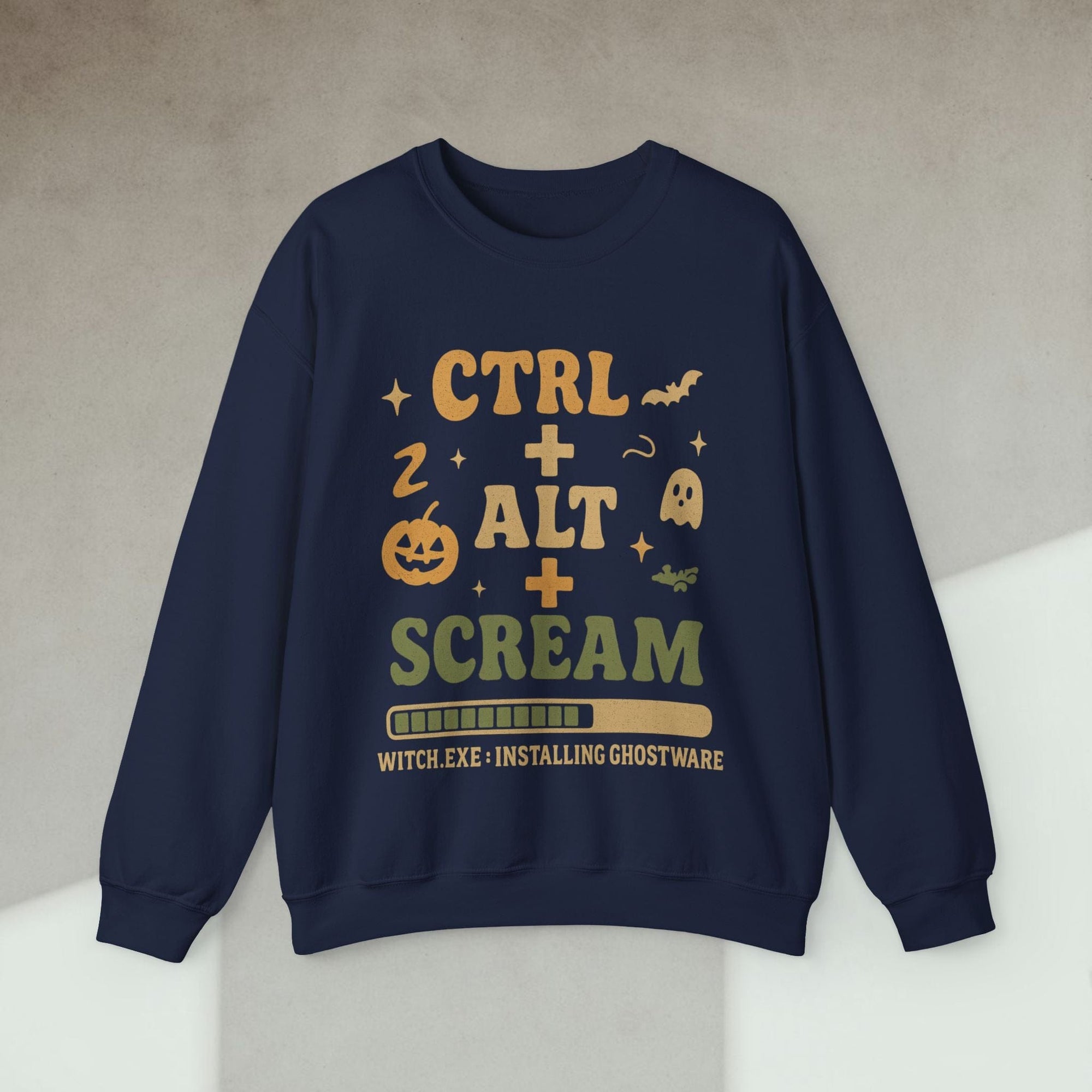 ctrl alt scream sweatshirt