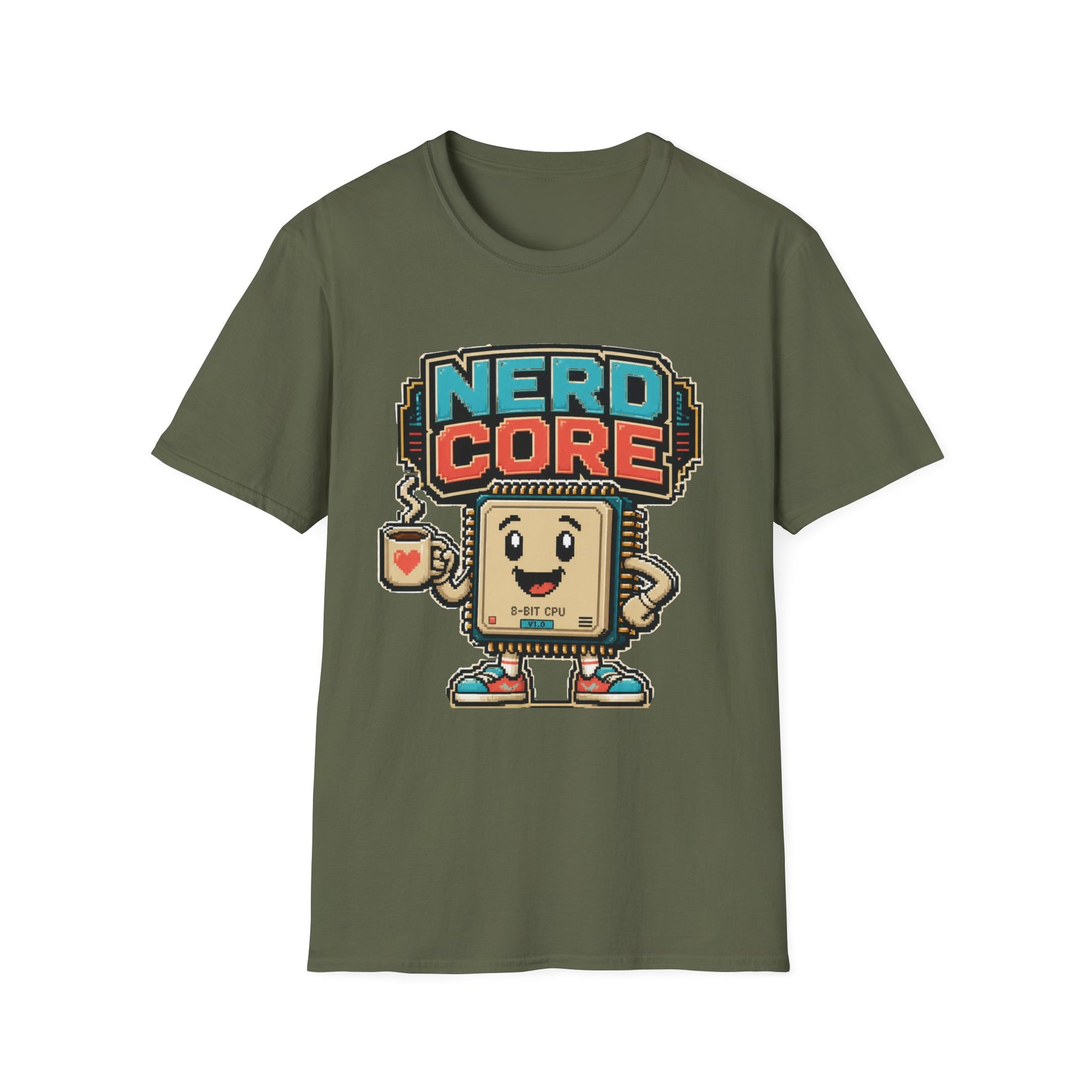 Nerd Core Pixel Art Shirt