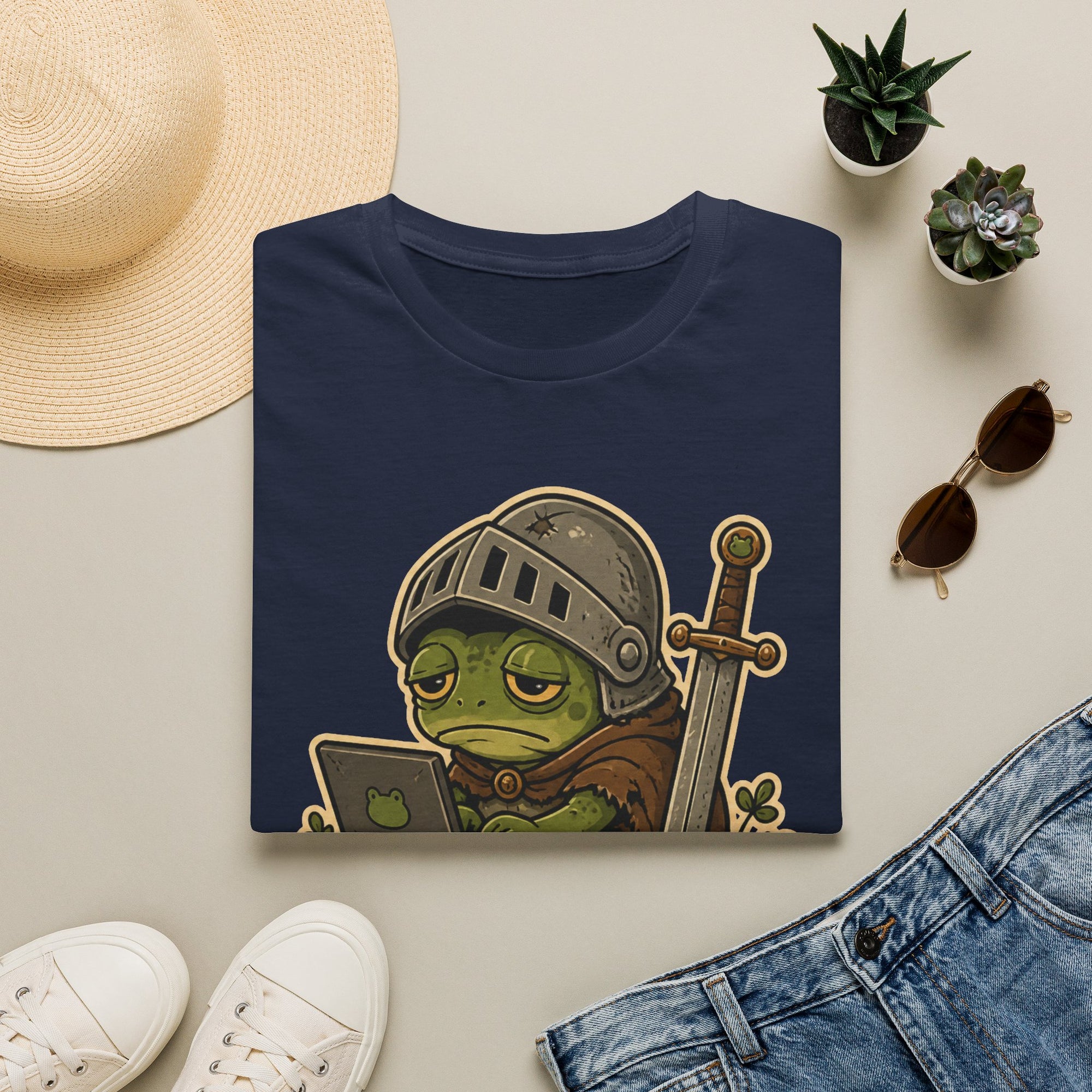 Frog Knight Coder Medieval Shirt
