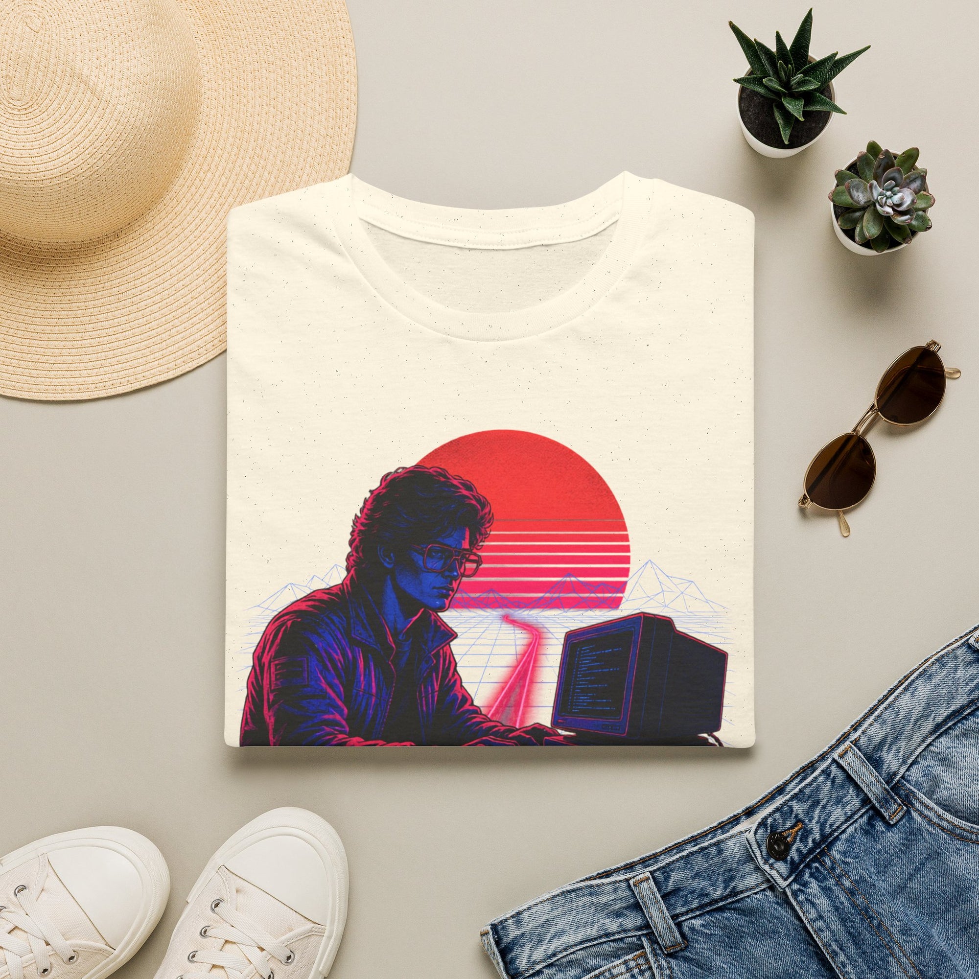 Neon Programmer Synthwave Shirt