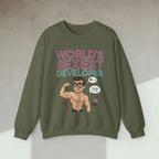 Code Culture world's sexiest developer sweatshirt funny programmer Sweatshirt in S — Code Culture developer clothing