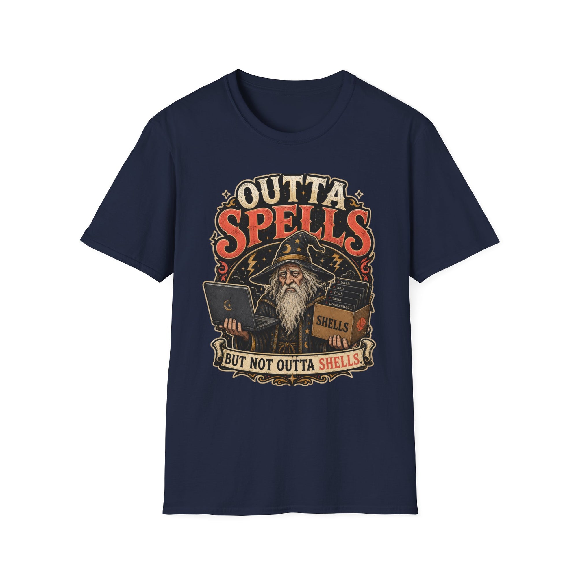 Outta Spells Vintage Wizard Shirt