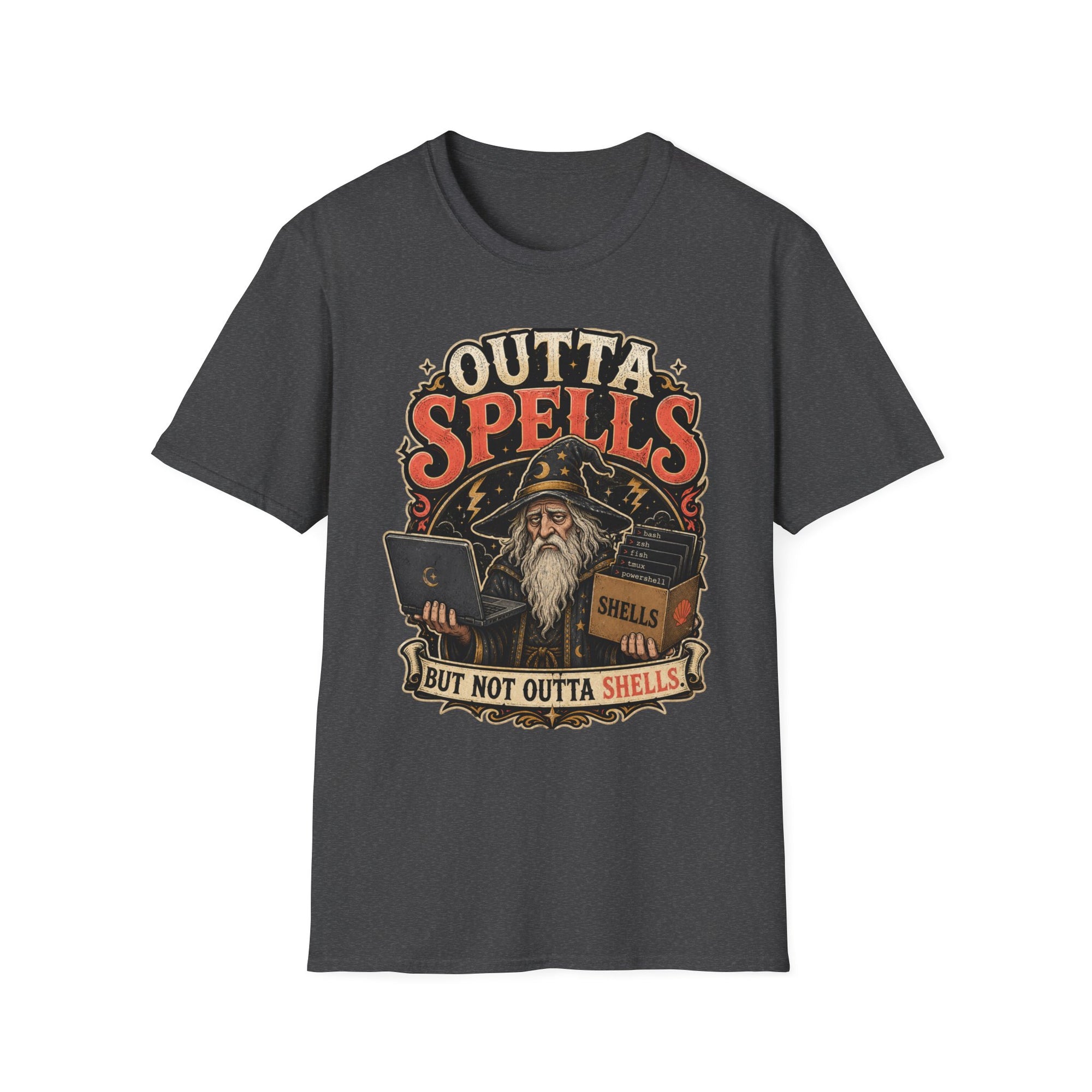 Outta Spells Vintage Wizard Shirt