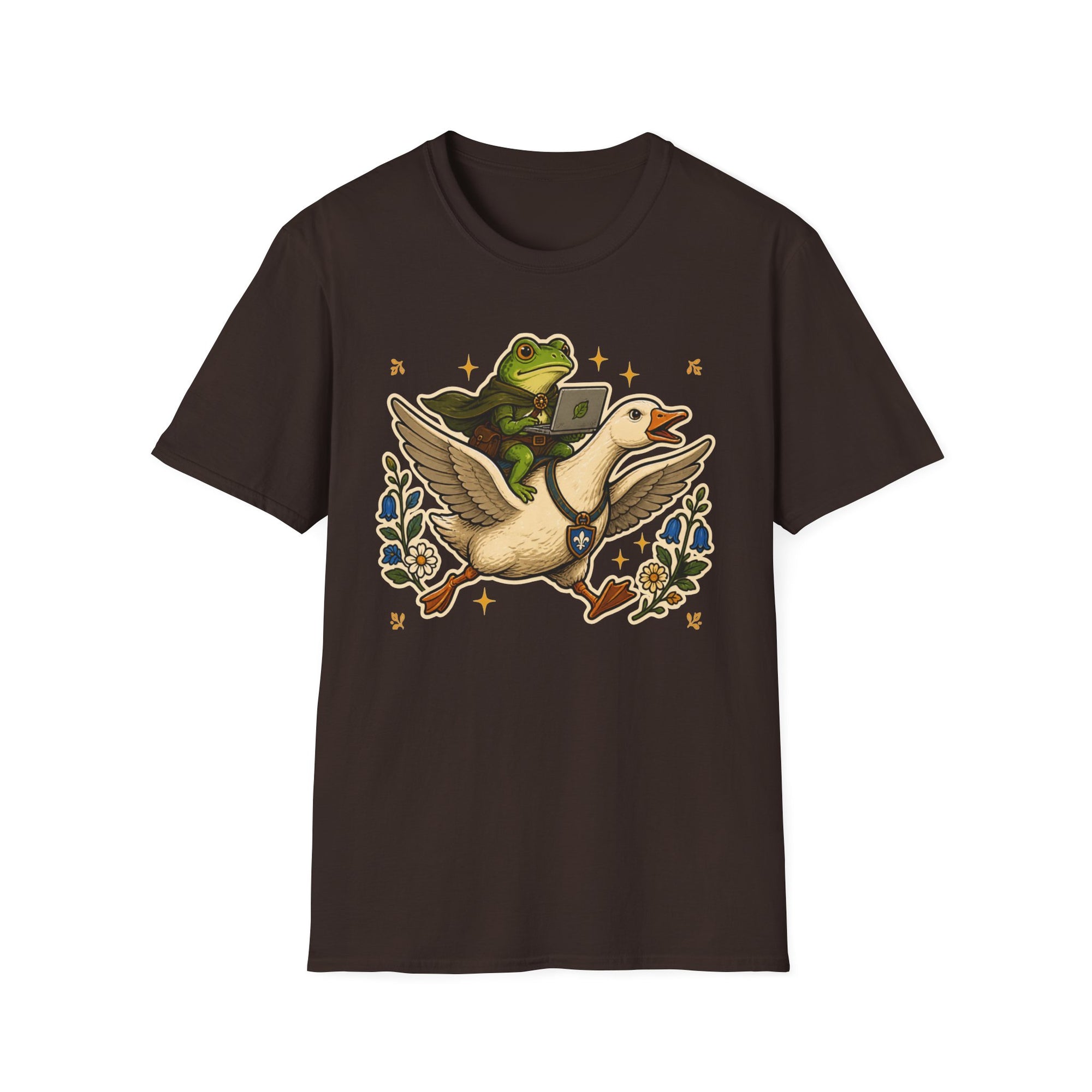 Frog Goose Coder Whimsical Shirt