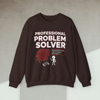 Code Culture professional problem solver sweatshirt funny programmer Sweatshirt in S — Code Culture developer clothing