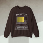 Code Culture monitor sweatshirt funny programmer Sweatshirt in S — Code Culture developer clothing