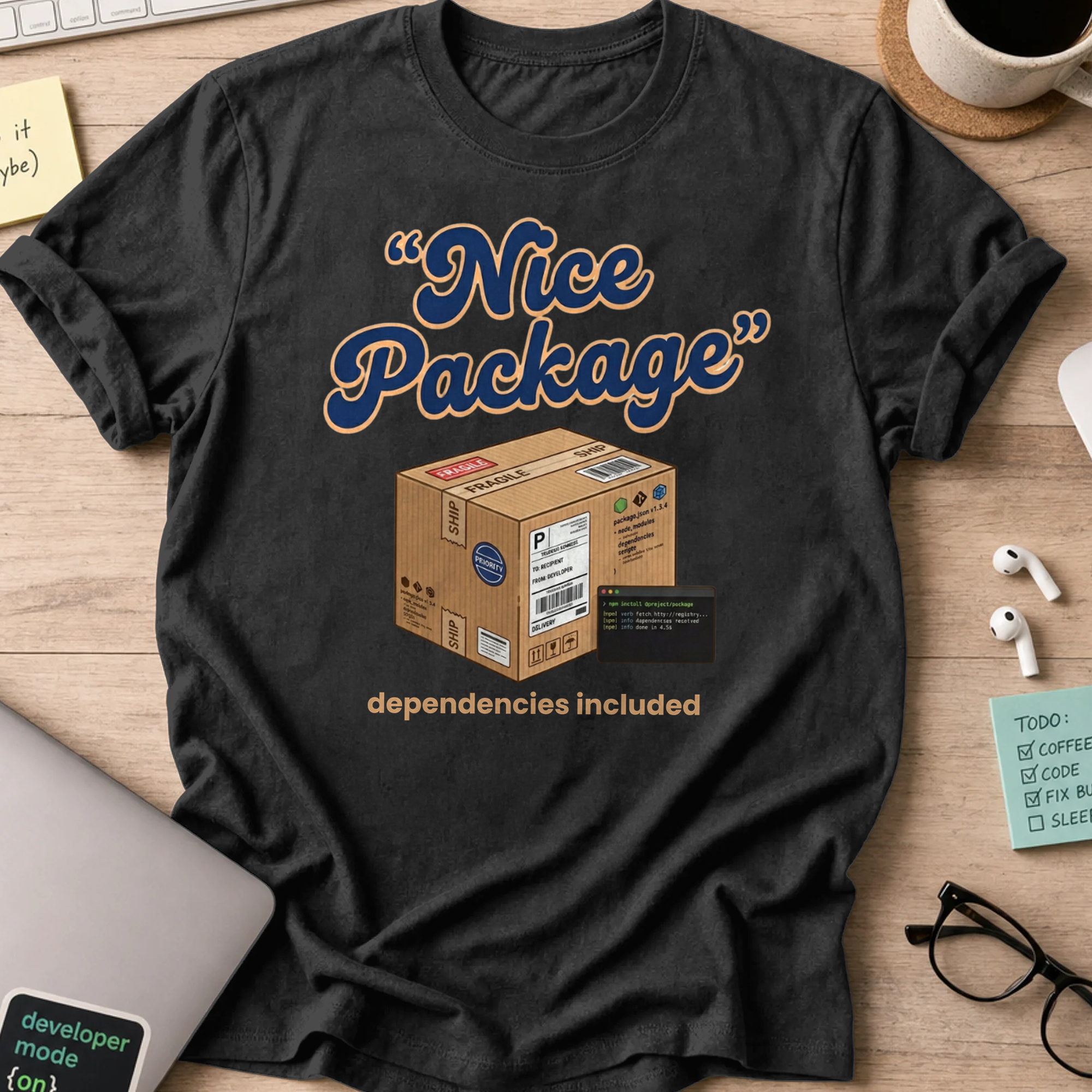 Nice Package Shirt — Black