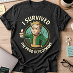 I Survived The Prod Deployment Shirt - Black