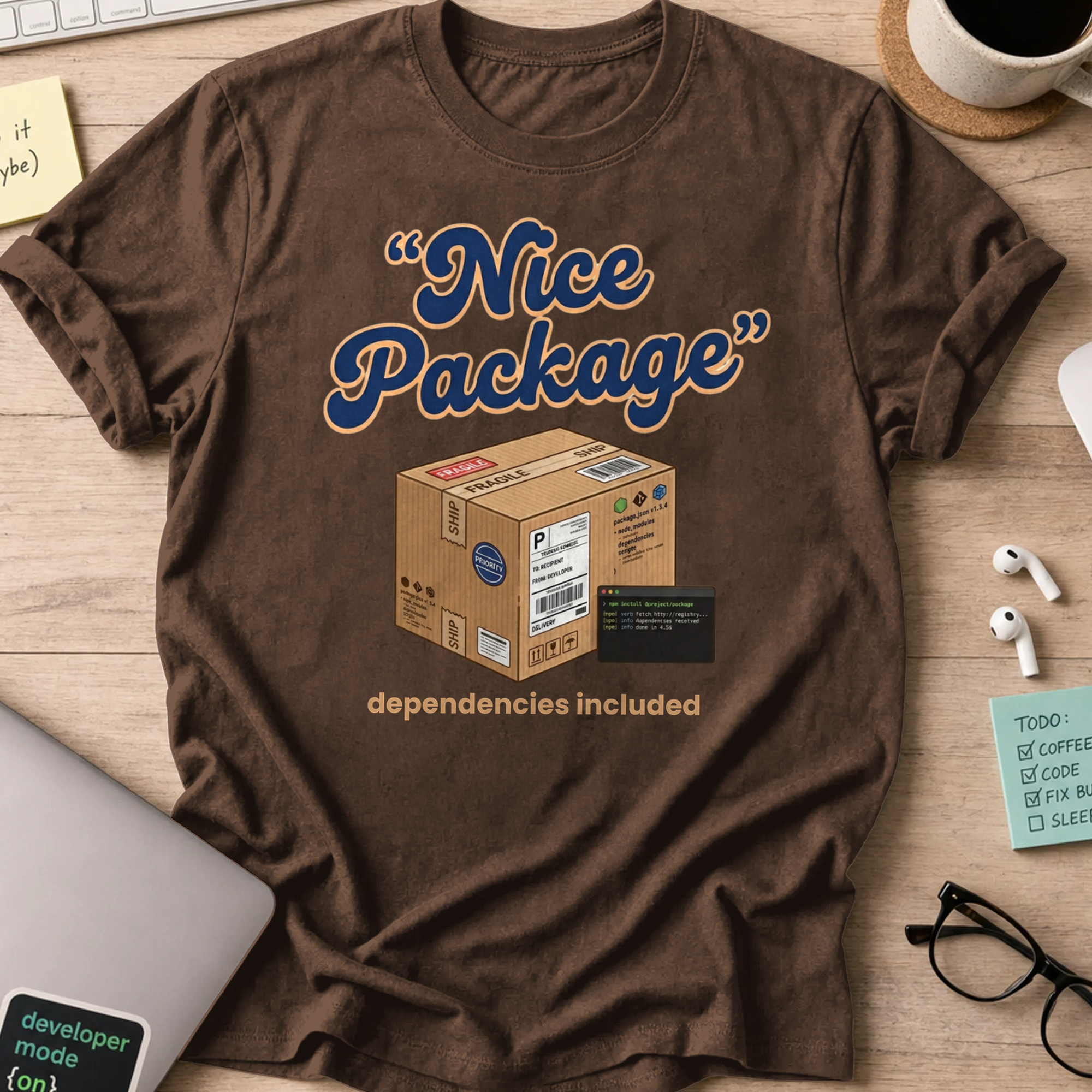 Nice Package Shirt — Dark Chocolate