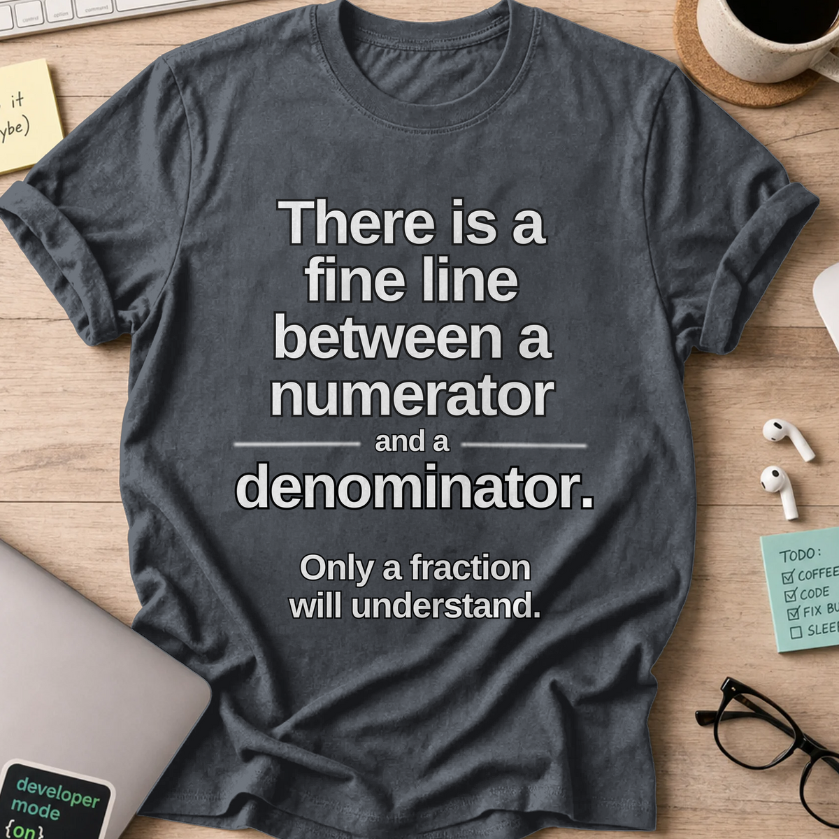 Nerd Collection Artwork 016 Shirt - Dark Heather mockup