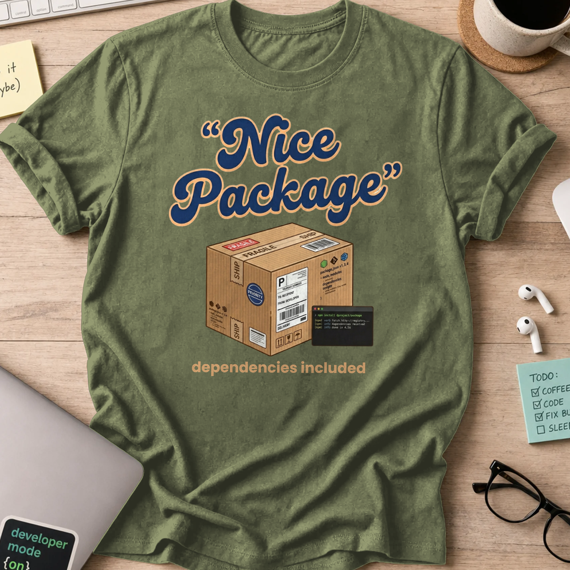Nice Package Shirt — Military Green