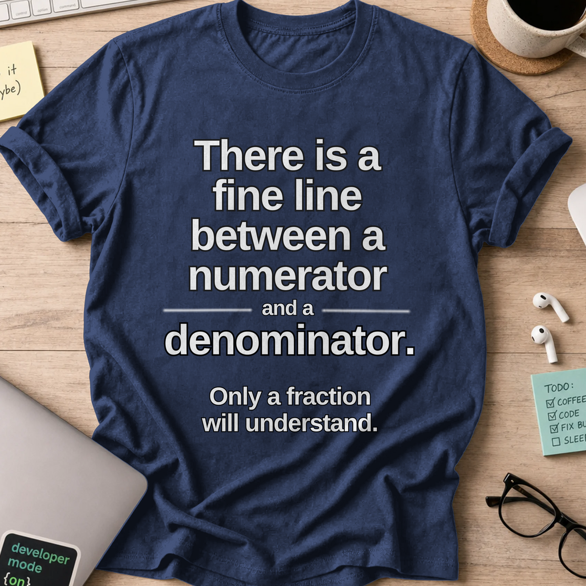 Nerd Collection Artwork 016 Shirt - Navy mockup