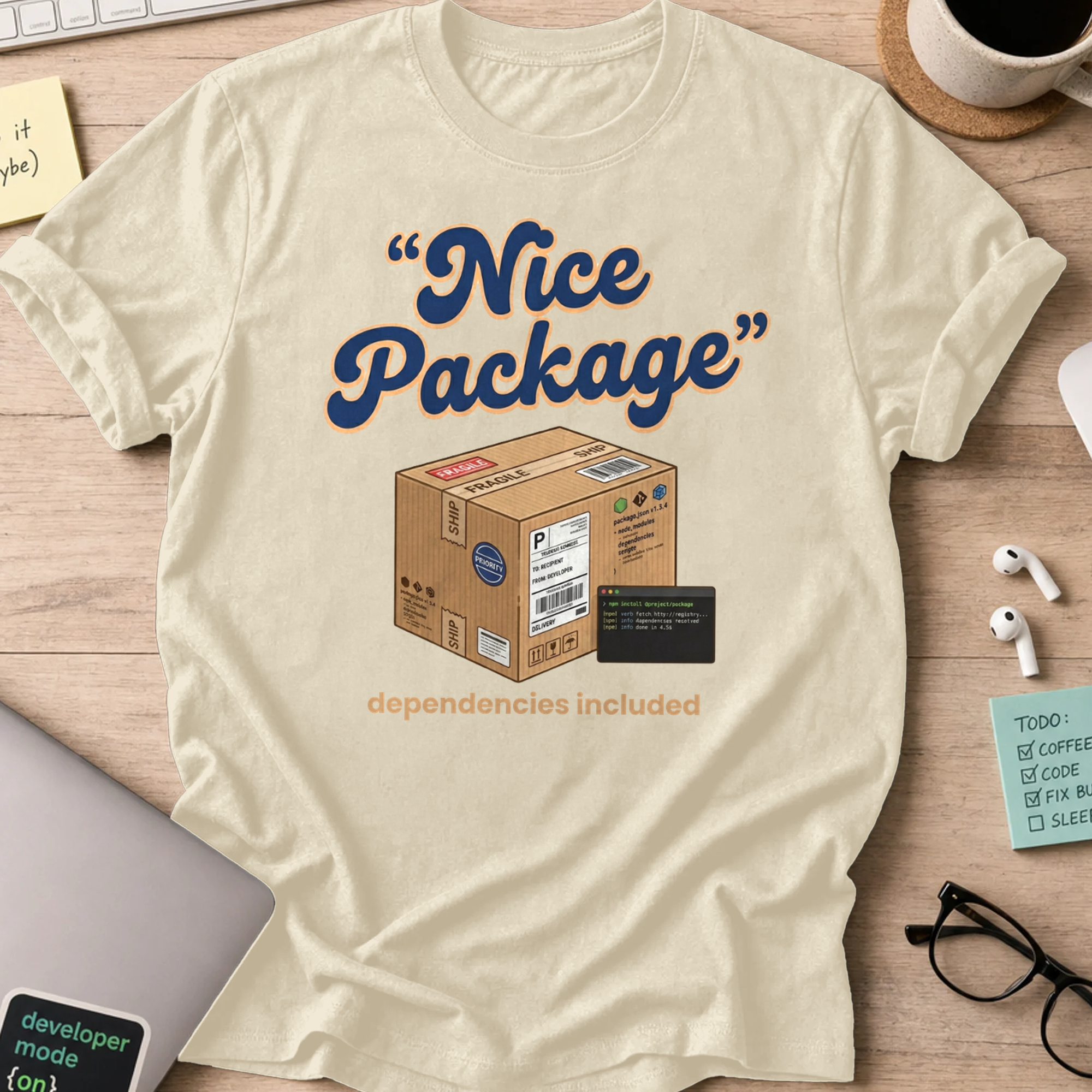 Nice Package Shirt — Natural
